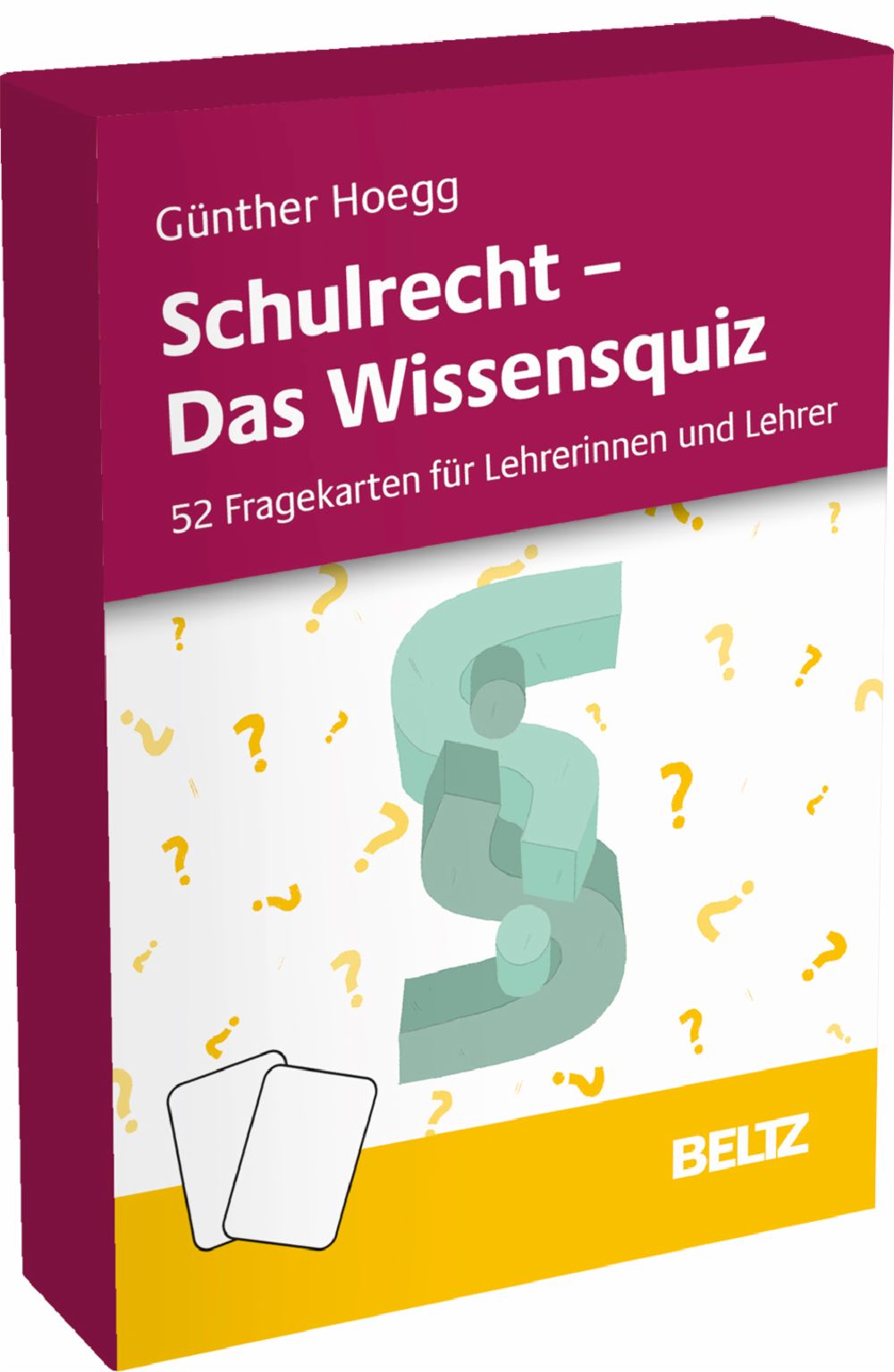 Schulrecht Das Wissensquiz 52 Fragekarten Fur Lehrerinnen Und Lehrer Gunther Hoegg Beltz